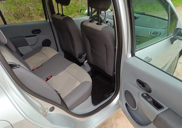 Renault Modus cena 8900 przebieg: 162000, rok produkcji 2007 z Jaraczewo małe 277